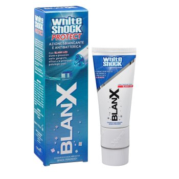 blanx white shock dentifricio sbiancante 50ml + luce led